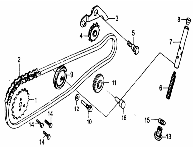 33 Timing Chain & Tensioner