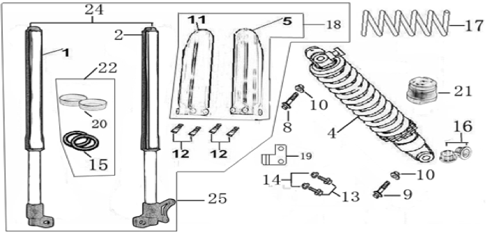 04 Front & Rear absorber