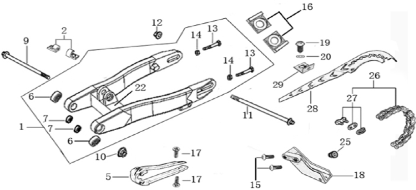 10 Swing Arm Assy