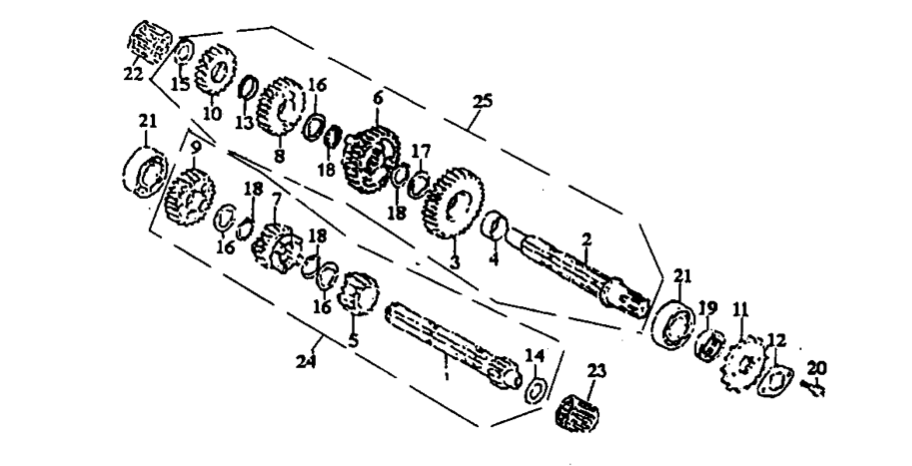 40 Kick Starter Spindle