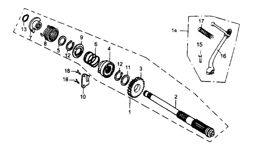 41 Gearshift Drum