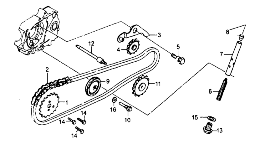 33 Cam Chain/ Tensioner