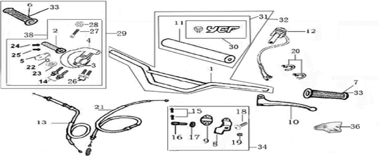 Handle bar assembly