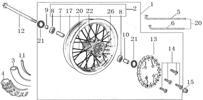 Front Wheel Assy 