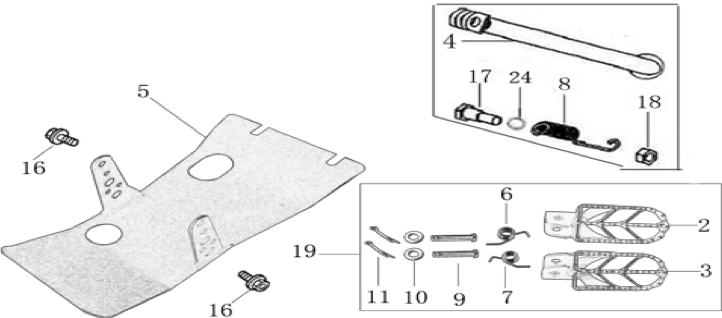09 Foot Peg assy