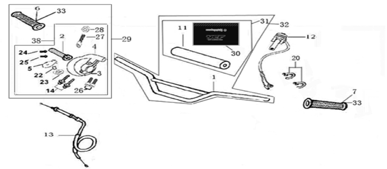 01 Handle Bar Assembly