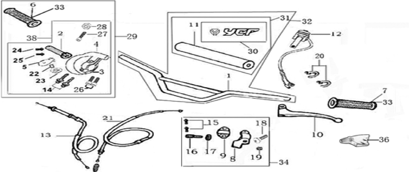 01 Handle Bar Assembly