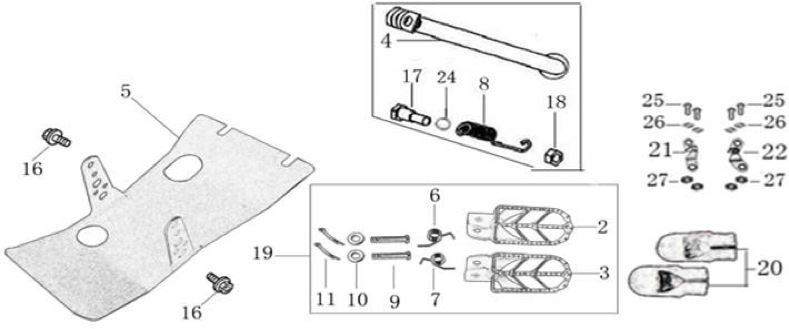 09 Foot Peg Assy