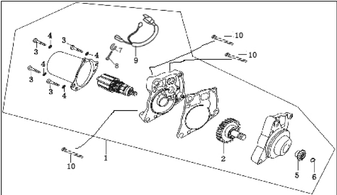 42 Starting Motor