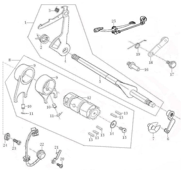 42 Gearshift Mechanism