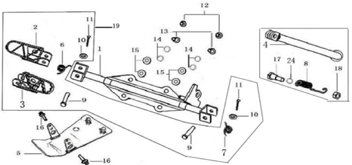 09 Foot Peg assy