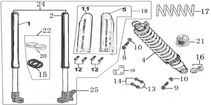04 Front & Rear absorber