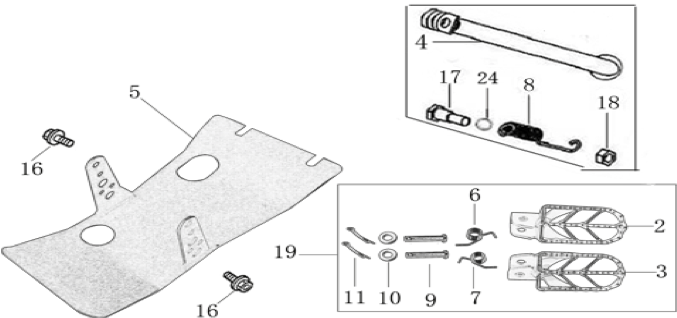 09 Foot Peg assy