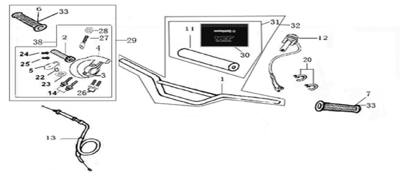 01 Handle Bar Assembly