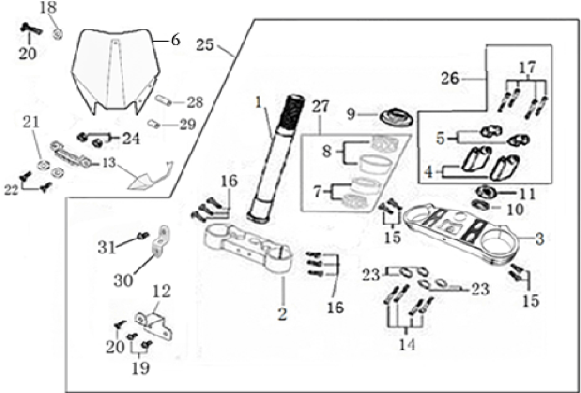 02 Steering Stem Assembly