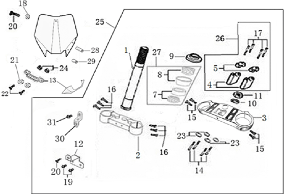 02 Steering Stem Assembly