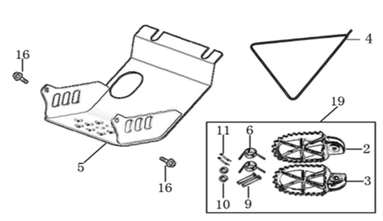 09 Foot Peg assy
