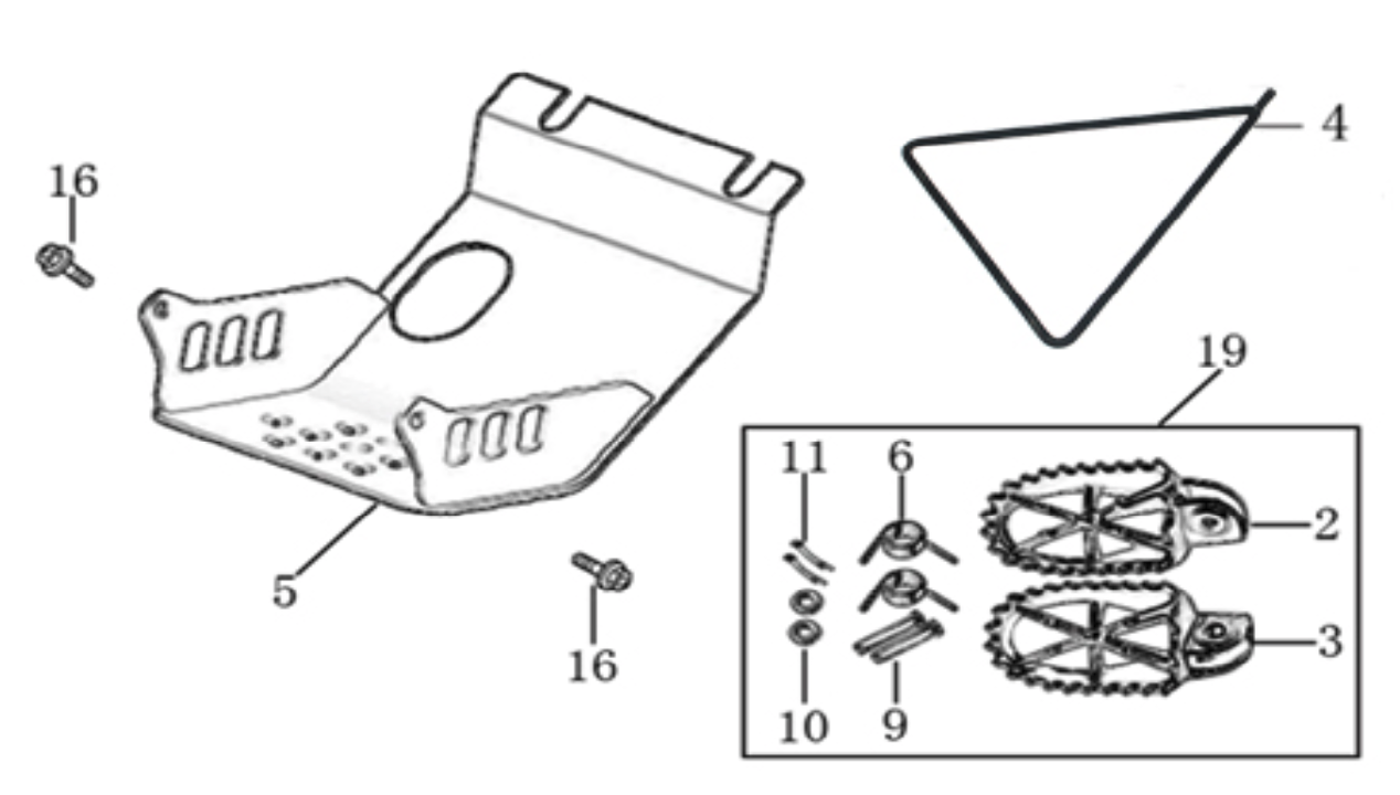 09 Foot Peg assy
