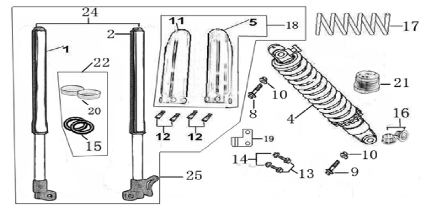 04 Front & Rear absorber