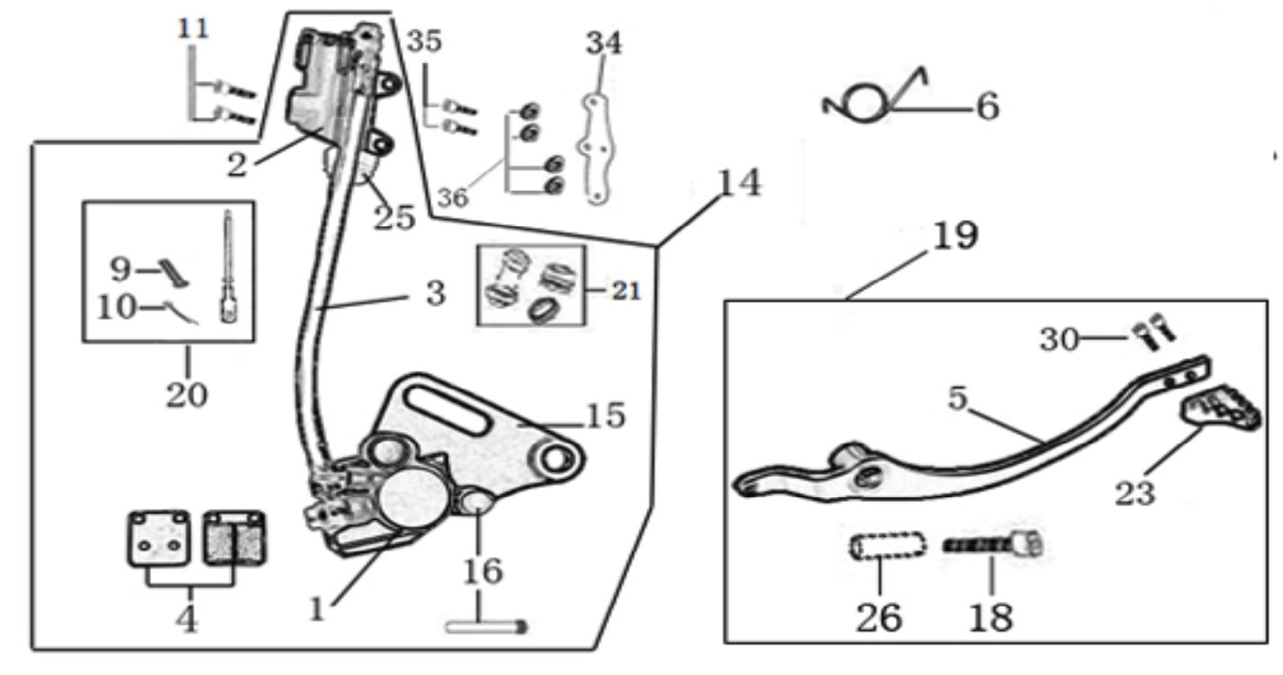 12 Rear Brake