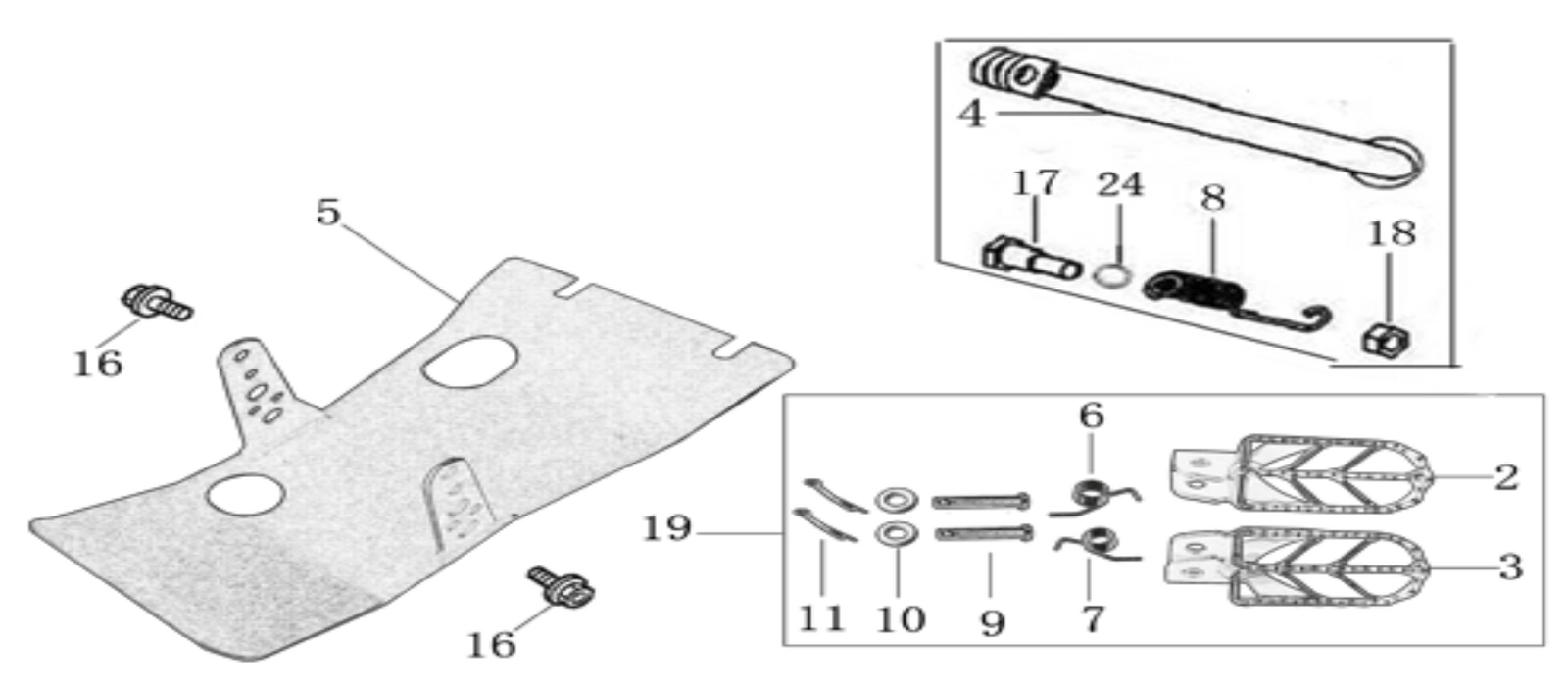 09 Foot Peg assy