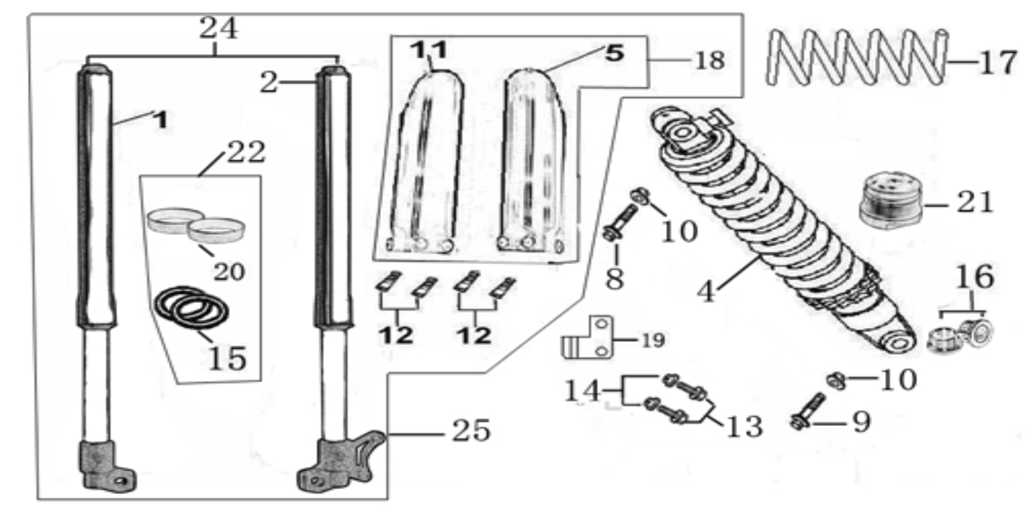 04 Front & Rear absorber