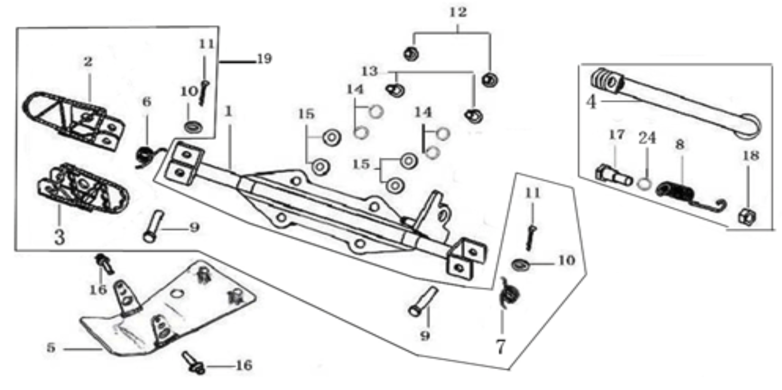 09 Foot Peg assy