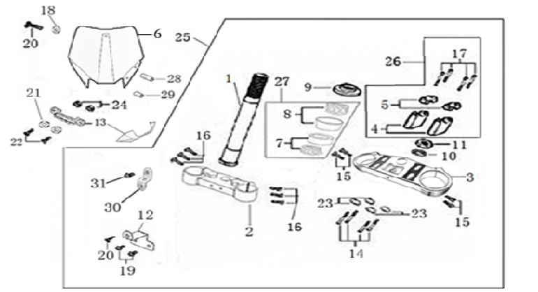 02 Steering Stem Assembly