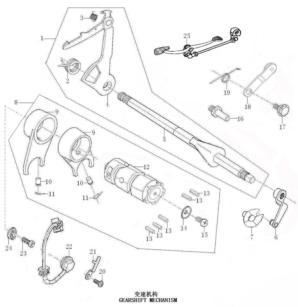 42 Gearshift Mechanism