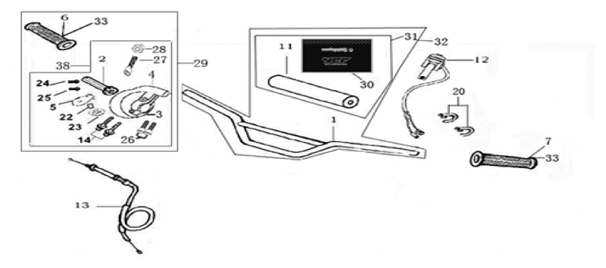 01 Handle Bar Assembly