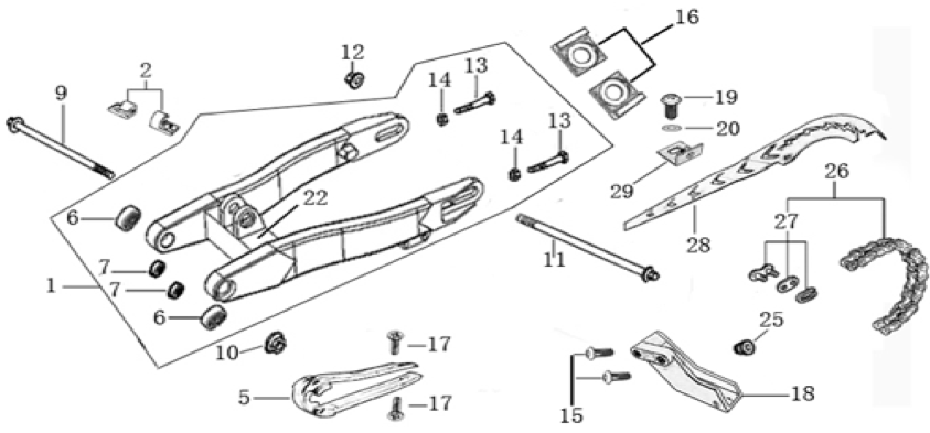 10 Swing Arm Assy