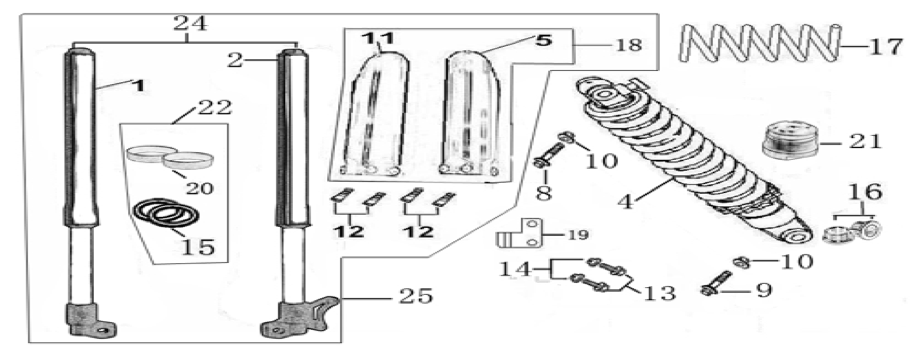 04 Front & Rear absorber