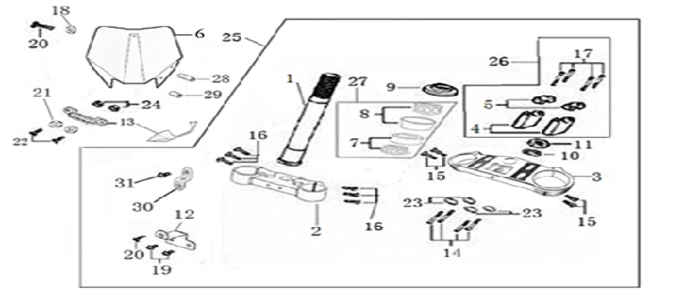 02 Steering Stem Assembly