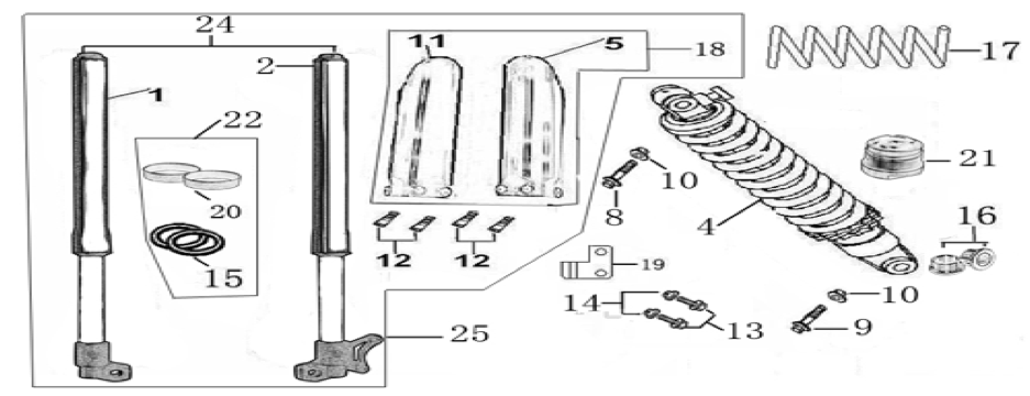 04 Front & Rear Absorber