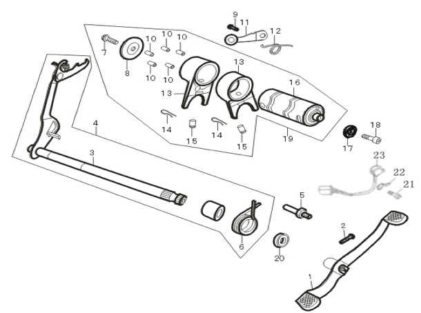 41 Gearshift Drum