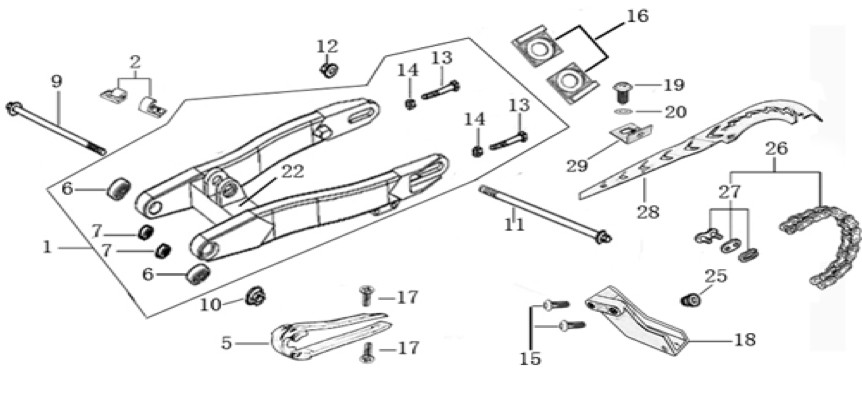 10 Swing Arm Assy