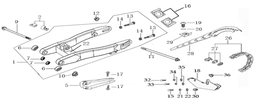 10 Swing Arm Assy