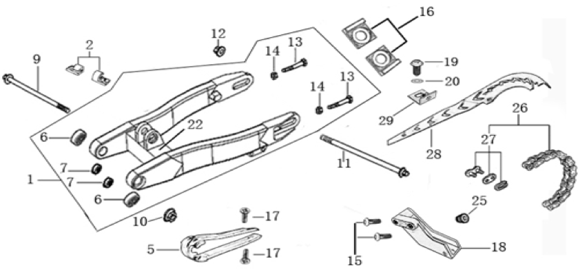 10 Swing Arm Assy