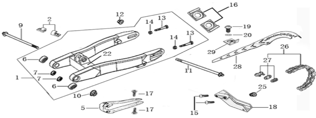 10 Swing Arm Assy