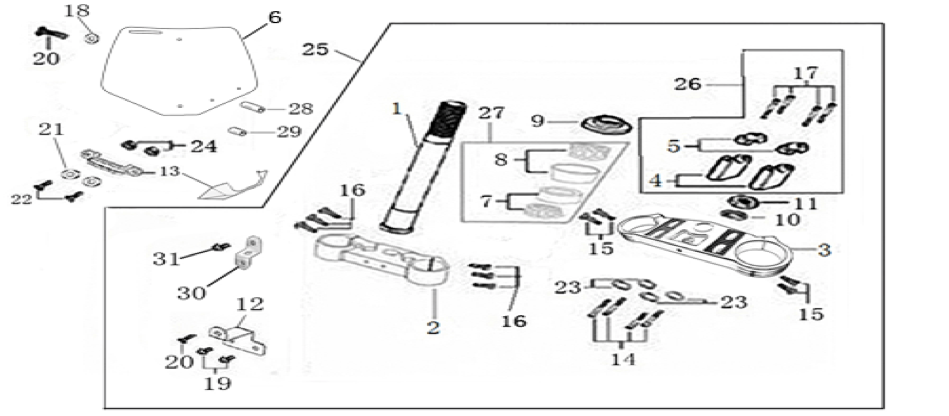 02 Steering Stem Assembly