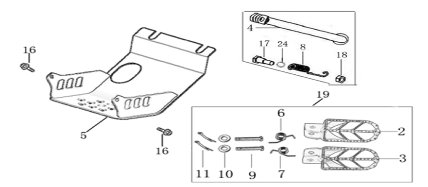 07 Foot Peg Assy