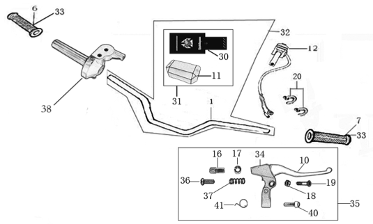 01 Handle Bar Assembly