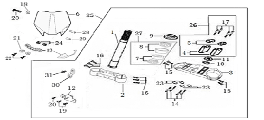 02 Steering Stem Assembly