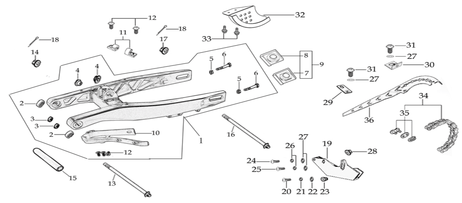 10 Swing Arm Assy