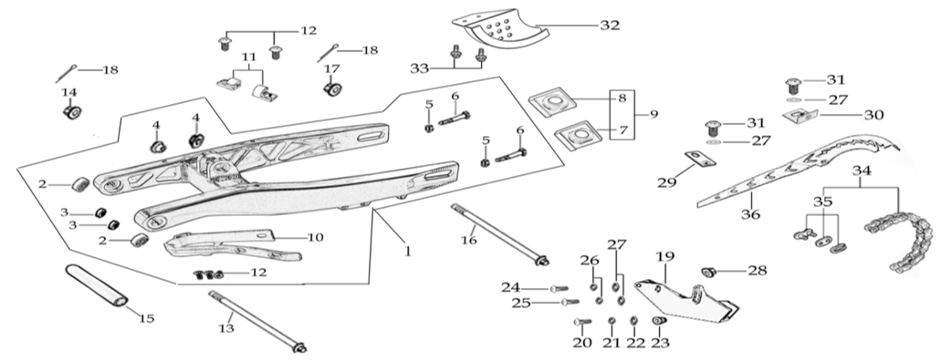 10 Swing Arm Assy