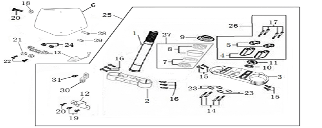 02 Steering Stem Assembly