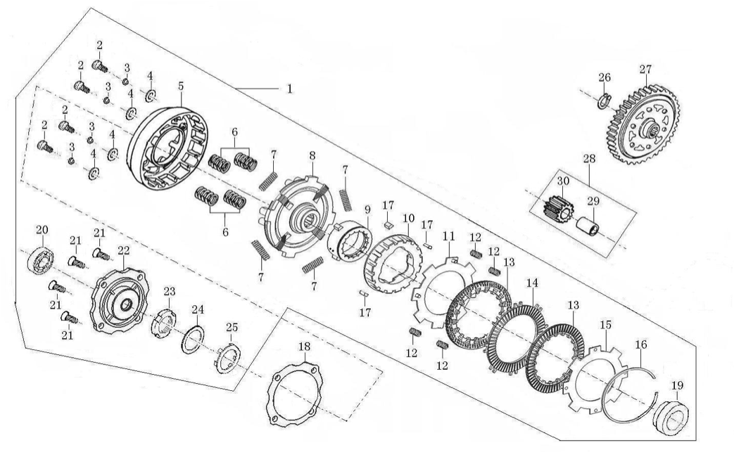 35 Clutch Assy