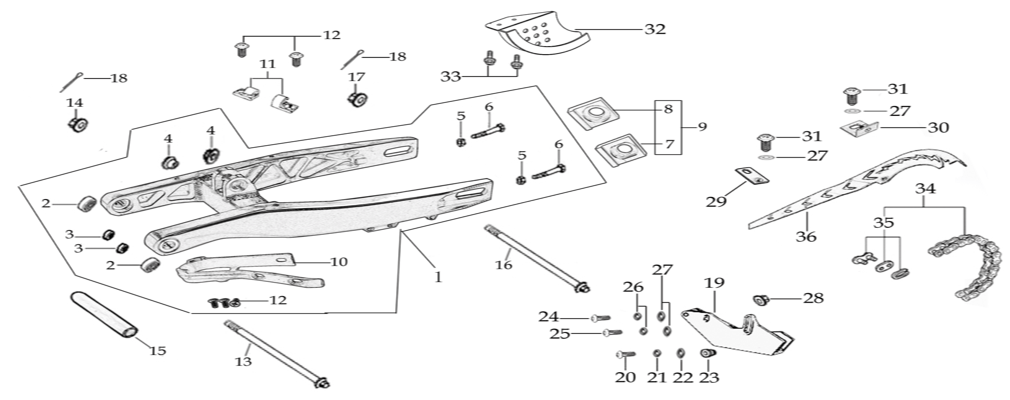 08 Swing Arm Assy