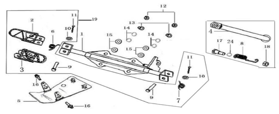 08 Foot Peg Assy