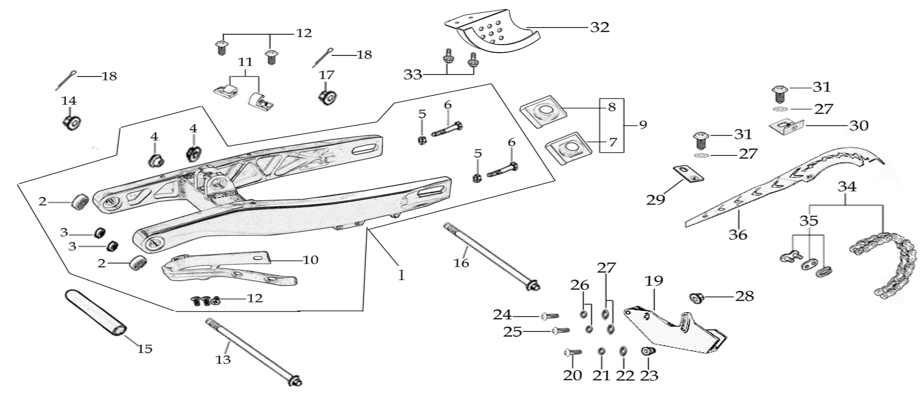 10 Swing Arm Assy